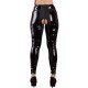 Leggings ouvert aus Lack