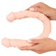 Doppeldildo »Double Dong Skin«, 48,5 cm, gebogen