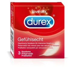 Kondome »Gefühlsecht Classic«, transparent, 3er