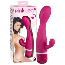 Vibrator »Pink Leaf«, 21 cm, mit Klitorisreizarm