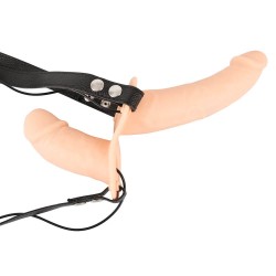 Umschnallvibrator »Duo« mit zwei Vibratoren, 9,7 cm + 14,5 cm