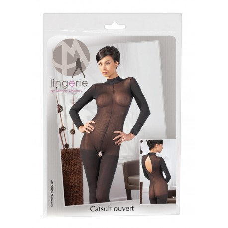 Langarm-Catsuit ouvert